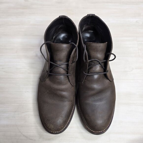 Rhodes Felix Chukka Lace Up Boots Huckberry Brown Leather Men\'s US Size‎ 10 main image 4